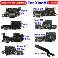 Charging Board for Xiaomi Poco F3 F5 Pro M3 M4 Pro 5G M5S X3 Pro Mi 11 Ultra Charger Dock Port Connector Flex Module