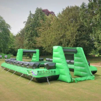 Giant Outdoor Inflatable Human Football Games Inflatable soccer court for rental