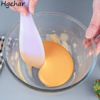 Food Grade Silicone Spatula Cake Cream Mixing Scraper Non-stick Heat Resistant Cooking Tools Kitchen Baking DIY Pastry Utensils