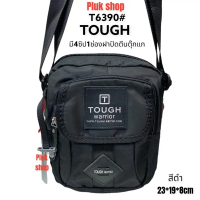 กระเป๋าสะพายข้าง TOUGH แท้ รหัส T6390# ผ้าไนลอน ผ้า2ชั้น ขนาด 23x19x8 cm สายปรับยาวได้ 150 cm ทนทาน 