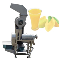 Large-scale Commercial screw apple crushing juicer, grape fruit and vegetable press, food waste dehydration equipment