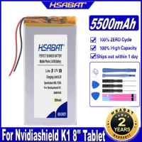 HSABAT 5500mAh Battery for NVIDIA Shield Tablet 23 LTE Nvidiashield K1 8 inch Tablet PC Batteries