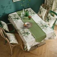 桌旗 美式純色桌布布藝棉麻茶几布餐桌布家用長方形輕奢桌旗台布北歐風【HZ4313】