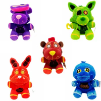 FNAF Stuffed Plush Toys Freddy Fazbear Bear Foxy Rabbit Bonnie Chica Peluche Juguetes 5 Nights At Freddy Plushie Toys Gifts