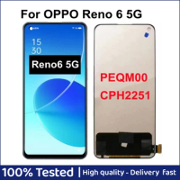 6.43" TFT For OPPO Reno6 5G LCD CPH2251 Display Touch Screen Digitizer Assembly For OPPO Reno 6 5G l