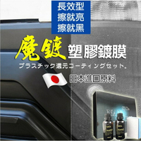 Nano卡爾氏Cares 魔鍍塑膠鍍膜組 封體超潑水塑料還原