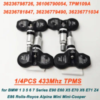 For BMW 3 5 6 7 Series MINI R55 Rolls-Royce Alpina 36236798726 36106790054 36106856227 TPM109A 433MHz TPMS Tire Pressure Sensor