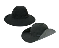 【【蘋果戶外】】山林 11H40 01 黑 抗UV 防水大盤帽 遮陽帽 防曬帽 防水帽 Mountneer