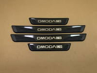 Corcoransu สำหรับ Chirey Chery Omoda C9 2022 2023 2024 2025 แผ่นปิดขอบธรณีประตูรถยนต์ แผ่นกันรอย แผ่