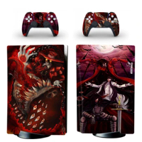 Anime Hellsing PS5 Disc Skin Sticker Protector Decal Cover for Console Controller PS5 Disk Skin Sticker Vinyl