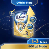 [24 Pcs/Ctn] Nutrilon Royal 3 Madu Susu Pertumbuhan 400 g