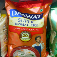 Daawat basmati rice Super fluffy long grains beras India 5kg