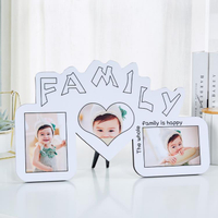 兒童寶寶照片擺臺個性創意相框定制洗相片帶相框來圖定做客廳掛墻 領券更優惠