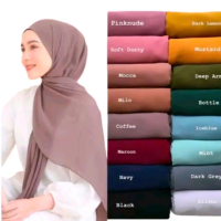 pashmina instan dewasa ceruty babydoll jilbab syal wanita kerudung muslim