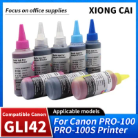 8Color CLI42 CLI-42 CLI 42 CLI-43 CLI43 CLI 65 refillable ink compatible for canon Pixma Pro-100 pro-100S Pro200 pro-200 printer
