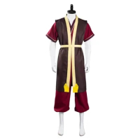 The Last Airbender Zuko Cosplay Costume King's Prince Uniform Anime Aang Zuko Cosplay Shoes Wig For Halloween Party