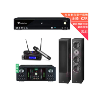 【金嗓】CPX-900 K2R+DB-7AN+JBL VM200+Monitor supreme 2002(4TB點歌機+擴大機+無線麥克風+落地式喇叭)