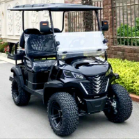2023 New Model DLT Exclusive Rights Factory 4 Seater Tour Bus Club Car Electric Golf Off-Road Vehicle Hunting Car with CE DOT