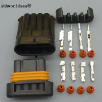 Shhworldsea 4 Pin Oxygen Sensor Plug O2 Automotive Connector Socket for Toyota BUICK DLX Haima DJ7043Y-1.5-21 12162144 12162102