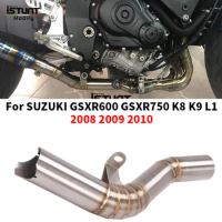 For SUZUKI GSXR 600 750 K8 K9 L1 GSXR750 GSXR600 2008 2009 2010 Motorcycle Exhaust Escape Mid Link Pipe Connect Original Muffler