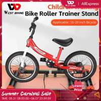 WEST BIKING Children's Bicycle Trainer Stand Foldable Indoor Bike Trainer Holder For 16"-20" Bike Portable Exercise Equipment