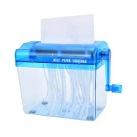 Compact Office Supplies Mini Portable Durable Shredder Paper Cutting Machine Easy To Use Handheld Straight Manual Efficient