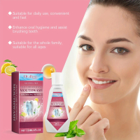 4.01 oz Mint Flavor Mouthwash, Removes Surface Stains on Teeth, Freshens Breath, Deep Cleans Oral Ca