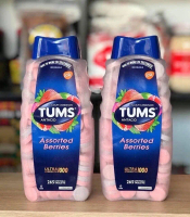 Kẹo Trị Đầy Hơi, Khó Tiêu, Đau Dạ Dày TUMS ANTACID Assorted Berries 265 viên