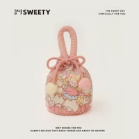 手提袋BB生日禮物幼稚園滿月小禮袋伴手兒童袋子禮品袋包裝袋空-小號粉色馬戲團（裸袋） 1個-款式34