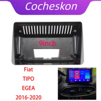 9 Inch Car Frame Fascia Adapter Canbus Box Decoder For Fiat Tipo Egea 2016-2020 Android Radio Dash Fitting Panel Kit