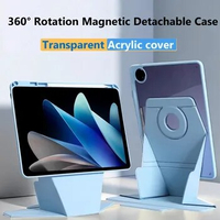 Detachable Case for OPPO Pad Neo 2024 11.4" Air 2 11.4inch Air 10.36 2 11.61 11 360-Degree Rotating Magnetic Ring Pencil Holder