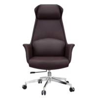 Office Seat Comfortable Boss Swivel Chair Leather Computer Swivel Home Study Chair Free Shipping