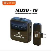 ORIGINAL MIXIO-T9 Wireless Microphone Professional Mikrofon Lavalier HP Typec