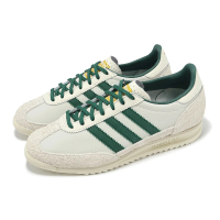 adidas 愛迪達 休閒鞋 SL 72 OG W 女鞋 男鞋 米白 綠 復古 麂皮 愛迪達(IF1940)