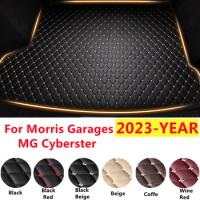 SJ XPE Leather Car Trunk Mats Fit For Morris Garages MG Cyberster 2023 YEAR Waterproof AUTO Accessories Cargo Liner Boot Carpets