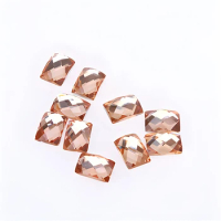 20pcs/bag Rectangle Shapes Clear &amp; Jelly Candy AB Glass Crystal Sew on Rhinestone Wedding Dress Shoes Bag Diy Stone Crafts Trim