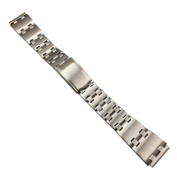 Replacement SKX Strap 19mm Brushed Silver Stainless Steel Watch Bracelet Band Straight End Fit For Seiko Watch