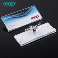 Acrylic Pins Clip Name Tag Badge Id Holder Pin Badges Card Case Frame Id Holders Employee Logo Card Tag Sleeve Badge