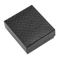 Rectangle Black Watch Box for Pocket Watches Classic Gift Boxes