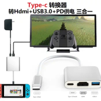 USB C/Type C to HDMI Adapter, Thunderbolt 3 to HDMI 4K Adapter, USB-C Digital AV Multiport Adapter for Mac/ MacBook/iPad Pro/ S2