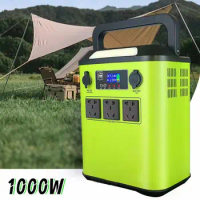 Portable power station 2000W 1500W 1200W 1000W solar power station with panel Lithium Lifepo4 battery portable power station