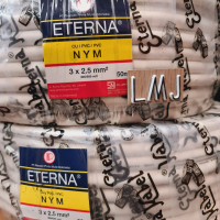 KABEL 3X2.5 ETERNA 50 METER KABEL NYM 3X2.5 KABEL ETERNA NYM 3X2.5 50M