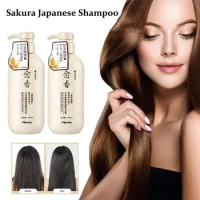 Sakura Japanese Shampoo Evening Sakura Amino Acid Nianxiang Series Hair Growth Shampoo Shampoo Kerastase Hair Growth