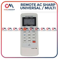 Remote AC Sharp Multi Semua Tipe Universal Inverter Turbo Cooling Standard J Tech Ion Plasma Cluster