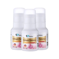 【Kalso 科德司】膠原蛋白錠 60粒-3入組(小分子好吸收 鈣 鎂 脯氨酸 西印度櫻桃 天然維生素C 30日份)