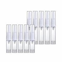 【收納家】亮面透明眼霜AS真空瓶｜5ml、10ml 10入組(空瓶 乳液瓶 眼霜瓶 真空瓶 旅行分裝瓶)
