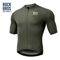 ROCKBROS ROAD TO SKY Summer Cycling Jersey Cycling Short Sleeved Mens Breathable Bike Sportswear Road MTB Bicycle Clothing