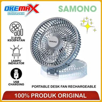 Samono Kipas Multifungsi USB Charge 3 Kecepatan Portable Fan Bisa Dilipat Design Ergonomis SW-DF03 G