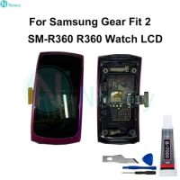 For Samsung Gear Fit 2 SM-R360 R360 GH97-19001 LCD Display Touch Screen Digitizer Assembly With Frame