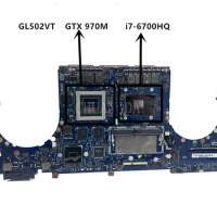 GL502VT i7-6700HQ CPU 8G-RAM GTX970M Notebook Mainboard For ASUS ROG GL502V GL502VT Laptop Motherboard